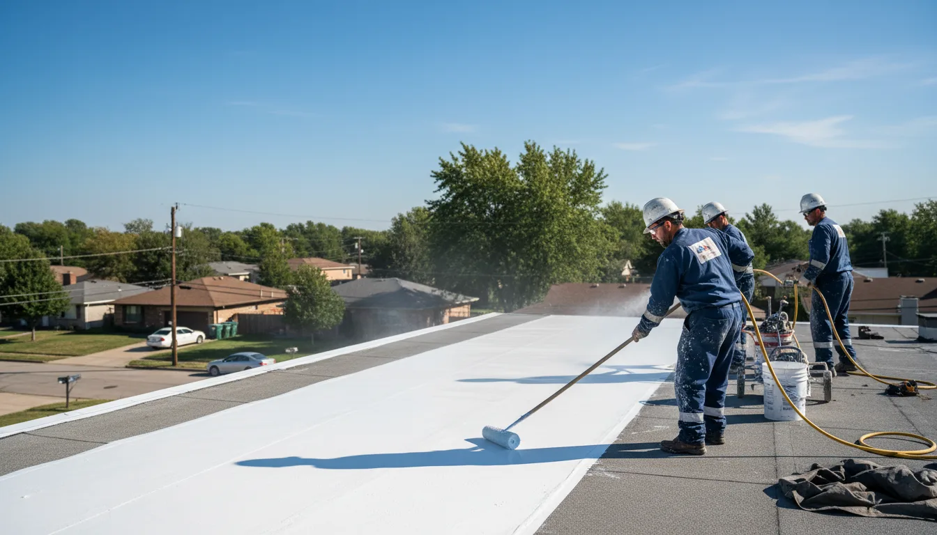 Commercial roof coating in Windom, KS near me